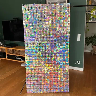 90x180cm Shimmer Wall Backdrop 18Pcs Iridescent Silver Sequin Shimer Wall Panels for Birthday Party Wedding Marriage 90x180cm Shimmer Wall Backdrop 18Pcs Iridescent Silver Sequin Shimer Wall Panels for Birthday Party Wedding Marriage