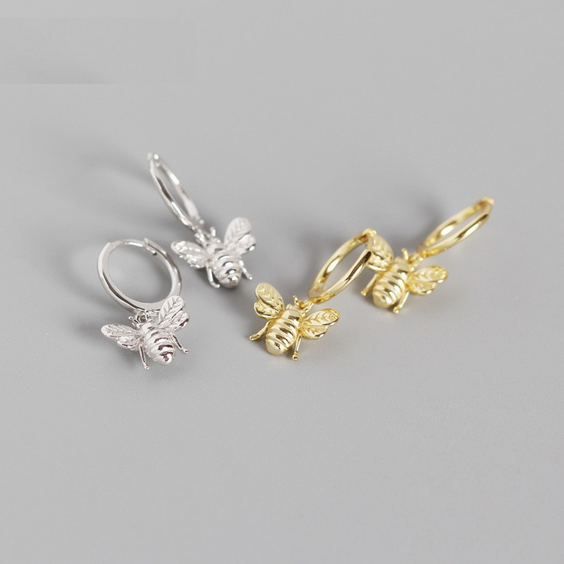 925 Sterling Silver Bumble Bee Earrings 925 Sterling Silver Bumble Bee Earrings