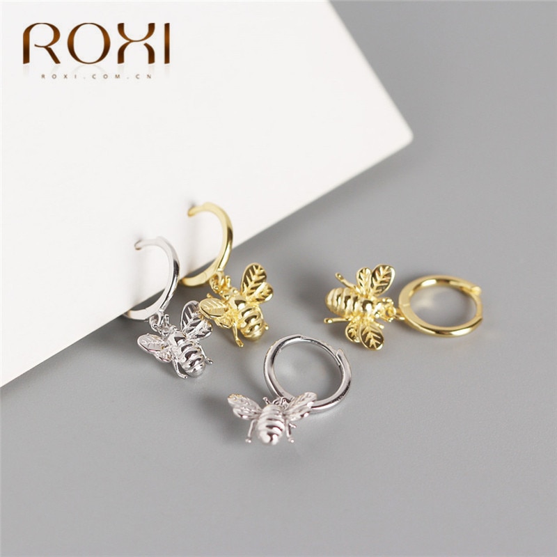 925 Sterling Silver Bumble Bee Earrings 925 Sterling Silver Bumble Bee Earrings