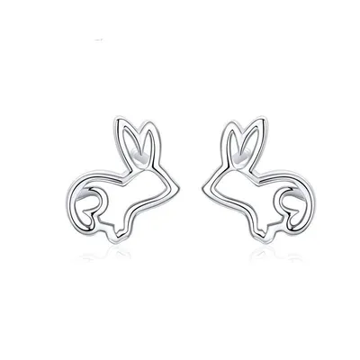 925 Sterling Silver Bunny Earrings 925 Sterling Silver Bunny Earrings