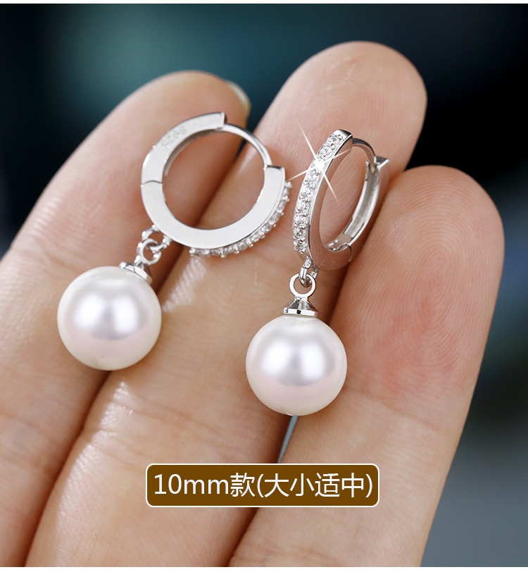 925 Sterling Silver Pearl Drop Earrings 925 Sterling Silver Pearl Drop Earrings