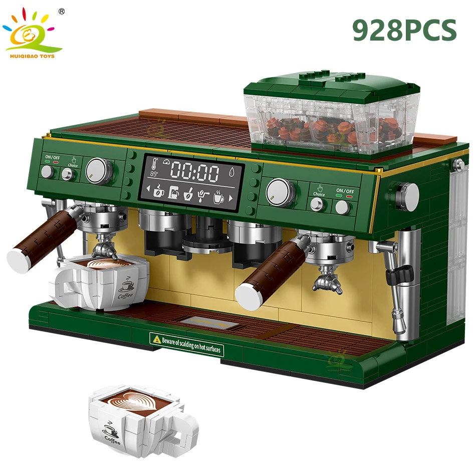 928PCS Coffee Machine Model Micro Building Blocks Mini Diamond City Friend Bricks Set Children Toys Kids Girl Game 928PCS Coffee Machine Model Micro Building Blocks Mini Diamond City Friend Bricks Set Children Toys Kids Girl Game