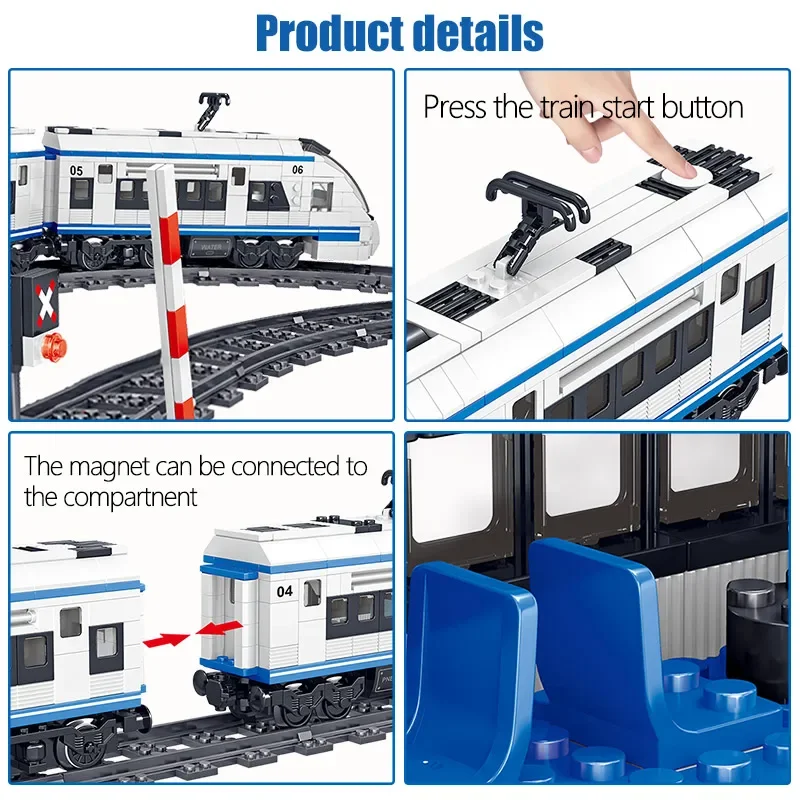 941pcs City Electric Harmony Rail Remote Control Building Blocks High-speed Rail Train Track RC Car Brick Toy for 941pcs City Electric Harmony Rail Remote Control Building Blocks High-speed Rail Train Track RC Car Brick Toy for
