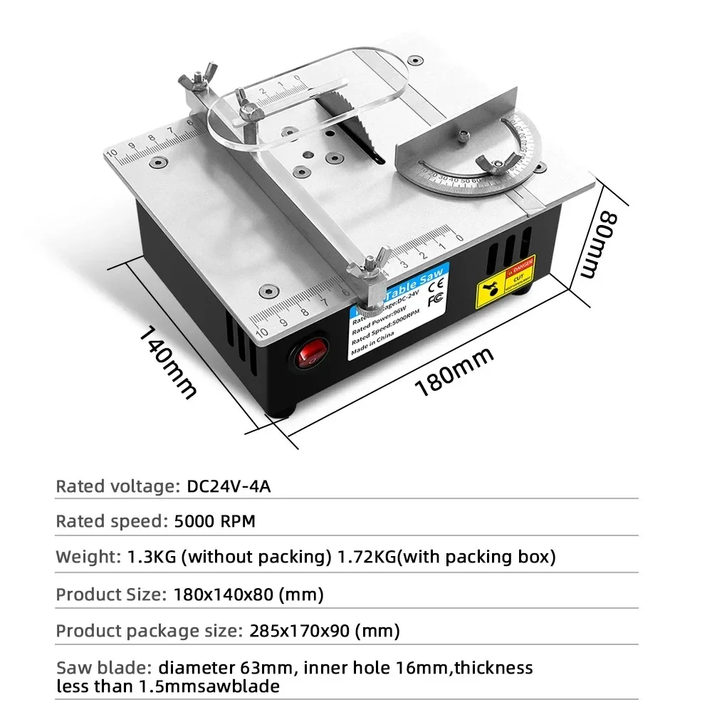 96W Mini Bench Saw Adjustable Multifunctional Table Saw Household DIY Cutting Machine Woodworking Bench Lathe Cutter 96W Mini Bench Saw Adjustable Multifunctional Table Saw Household DIY Cutting Machine Woodworking Bench Lathe Cutter