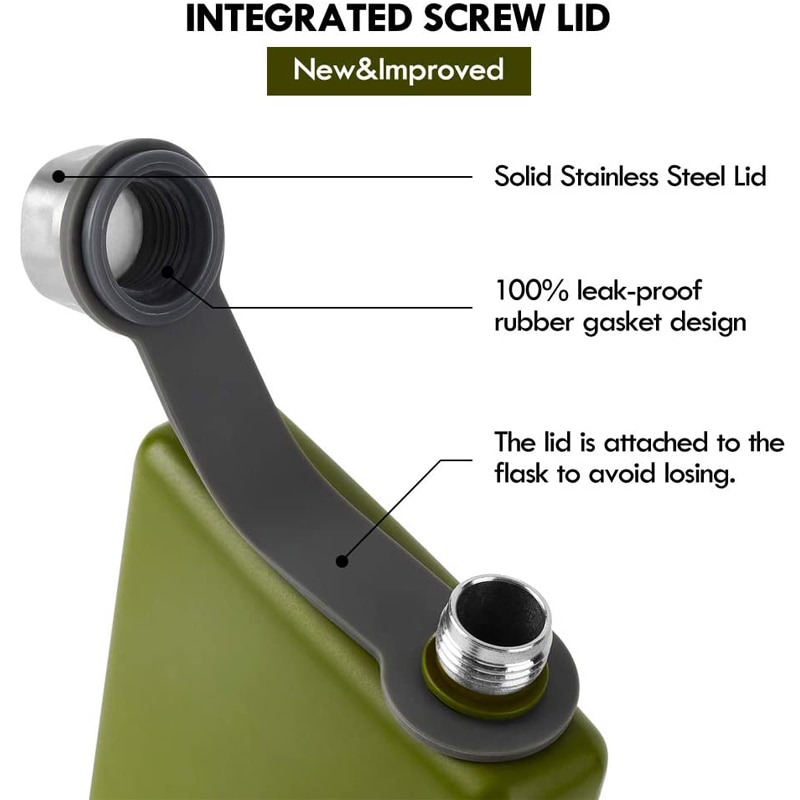 9oz Steel Hip Flask with Funnel