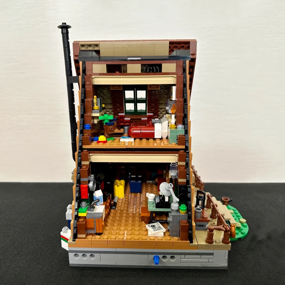 A- Frame Cabin Forest House Compatible 21338 Building Blocks stock Street View Bricks Toy For Children Gift A- Frame Cabin Forest House Compatible 21338 Building Blocks stock Street View Bricks Toy For Children Gift