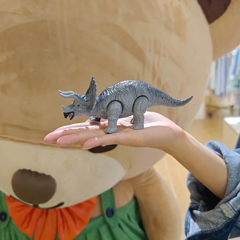 A Gift Set Of Dinosaur Toys, Running Mechanical Animal Toy That Walks Automatically When Wound Up. Birthday Gift For