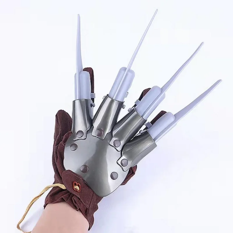 A Nightmare On Elm Street Freddy Krueger Cosplay Gloves Horror Halloween Party Costumes Handwear Props A Nightmare On Elm Street Freddy Krueger Cosplay Gloves Horror Halloween Party Costumes Handwear Props