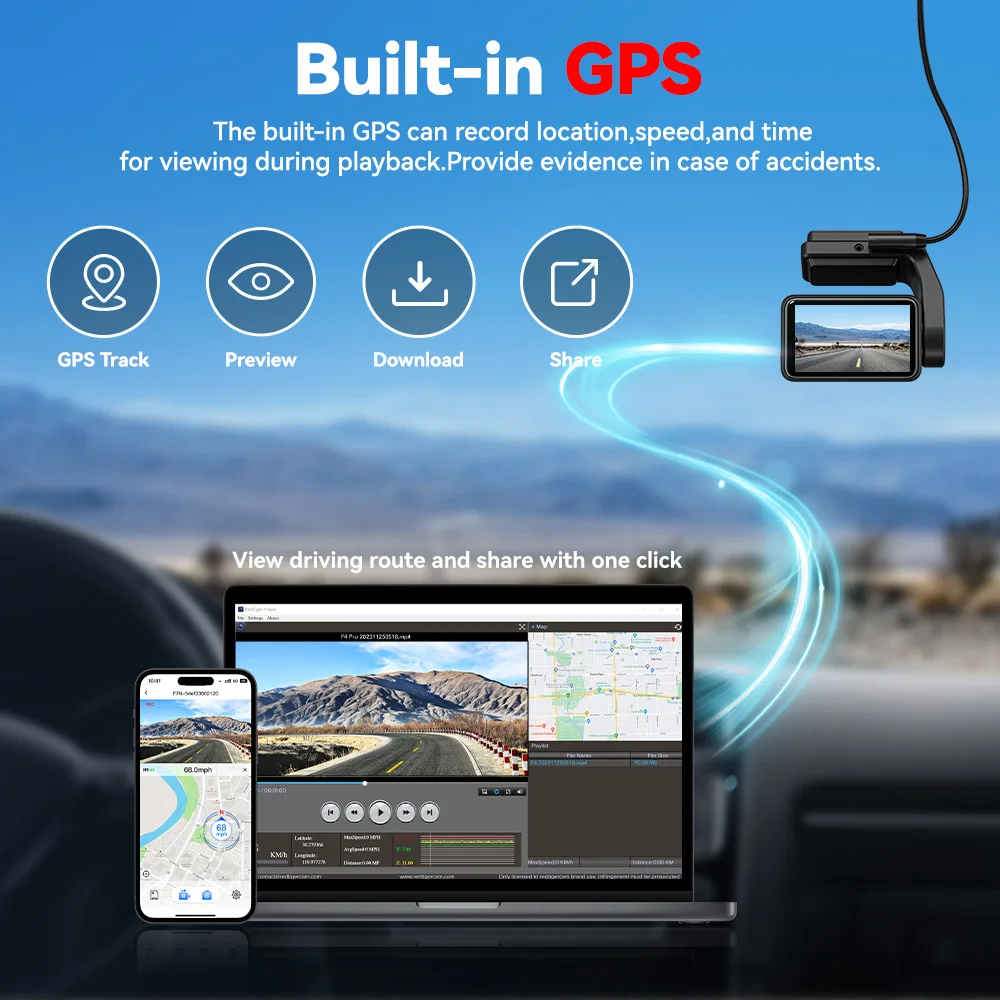 A4 Dash Camera Front and Rear 4k Dash Cam Drive Recorder for WiFi GPS Car Dvr for 24H Parking Mode Black Box for Car A4 Dash Camera Front and Rear 4k Dash Cam Drive Recorder for WiFi GPS Car Dvr for 24H Parking Mode Black Box for Car