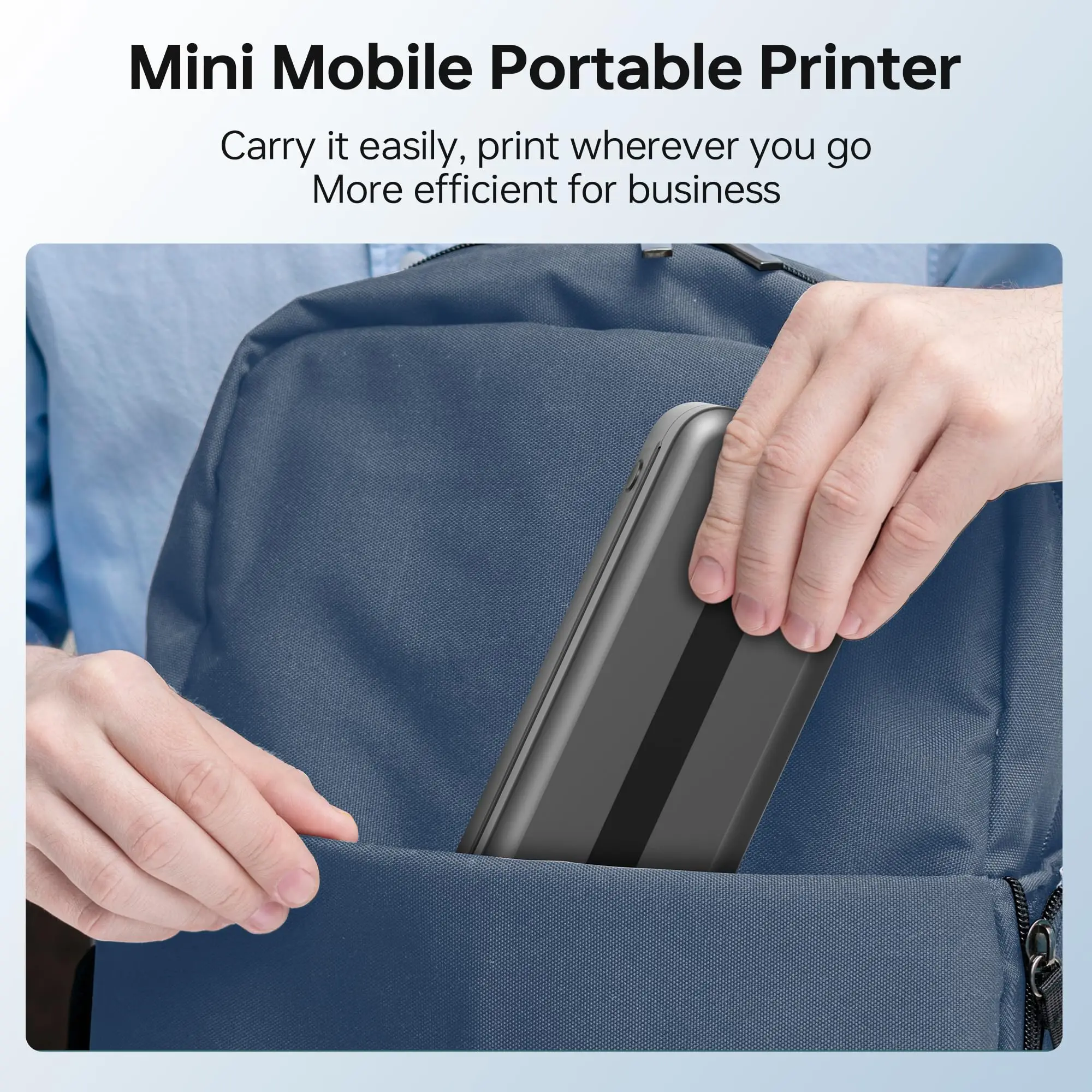 A4 Portable Printer Wireless M832 for Travel Work Home Inkless Thermal 300DPI US-letter Mobile Printer Support Android A4 Portable Printer Wireless M832 for Travel Work Home Inkless Thermal 300DPI US-letter Mobile Printer Support Android