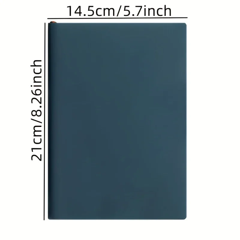 A5 Soft Leather Notebook With 120 Inner Pages, Waterproof Cover And Comfortable Touch A5 Soft Leather Notebook With 120 Inner Pages, Waterproof Cover And Comfortable Touch