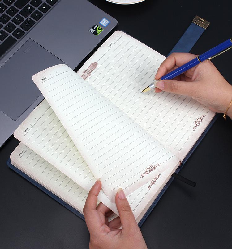 A5 Vintage Diary Notebook With Lock A5 Vintage Diary Notebook With Lock