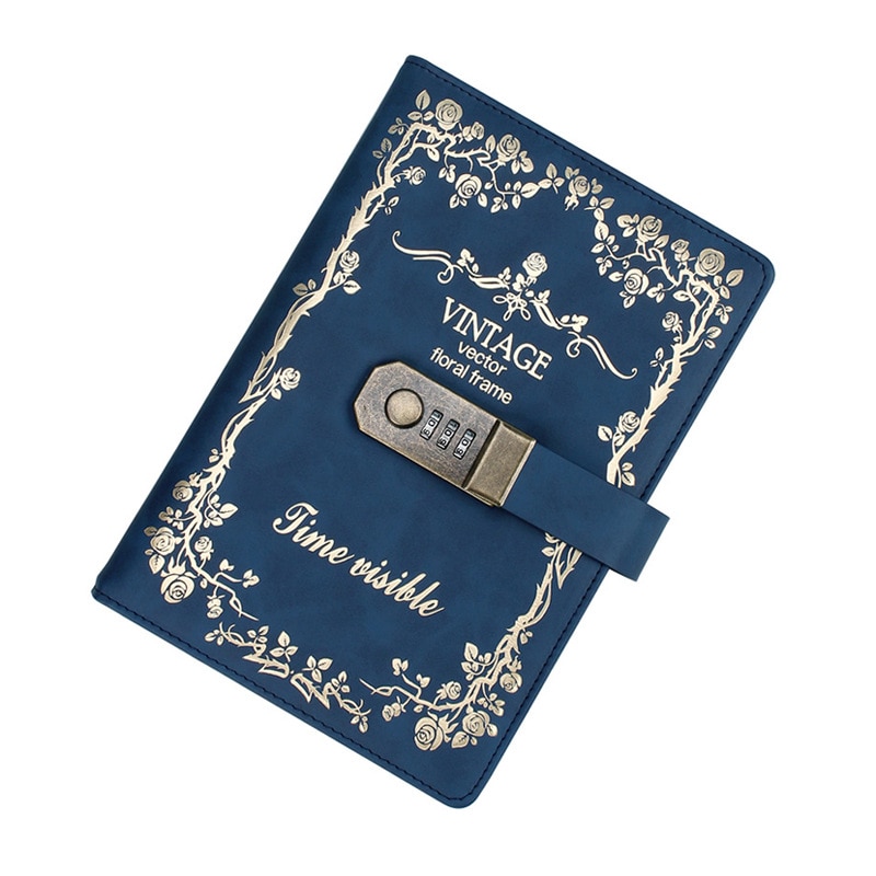 A5 Vintage Diary Notebook With Lock A5 Vintage Diary Notebook With Lock