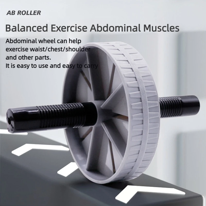 Abdominal Wheel Strong Load Bearing Non-slip Roller Strengthen Muscle Exercise Equipment Fitness Training Home Use Abdominal Wheel Strong Load Bearing Non-slip Roller Strengthen Muscle Exercise Equipment Fitness Training Home Use