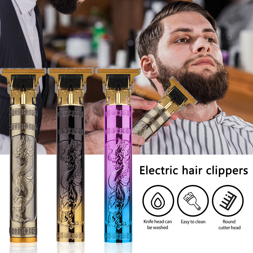 ABS Electric Hair Clippers Electric Hair Clippers Electric Shavers Rechargeable Retro Oil Head Clippers Hair Clippers