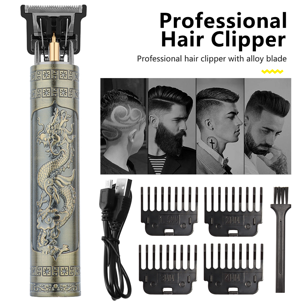 ABS Electric Hair Clippers Electric Hair Clippers Electric Shavers Rechargeable Retro Oil Head Clippers Hair Clippers