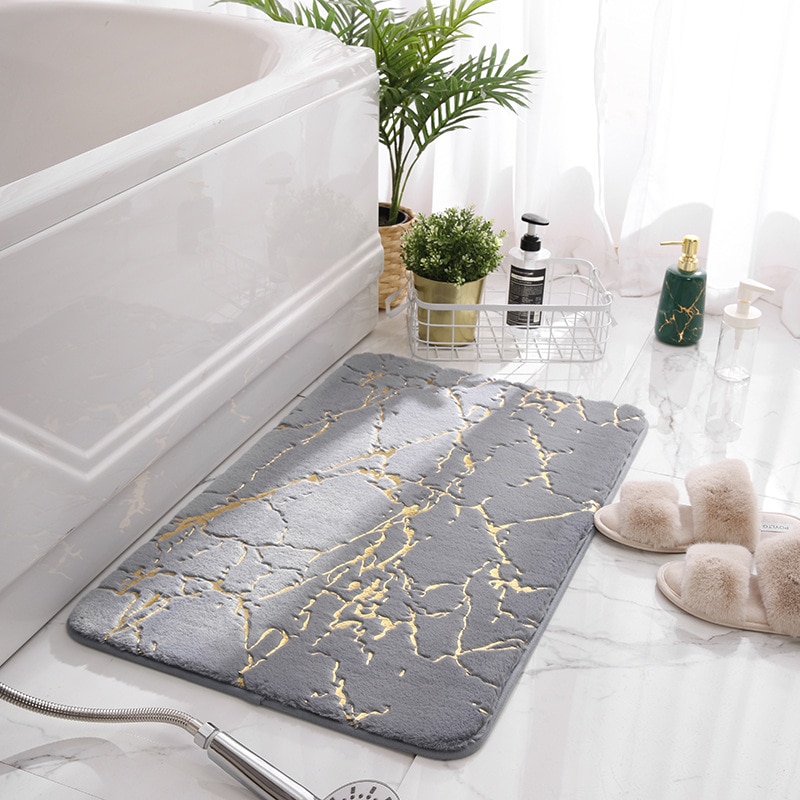 Absorbent Bathroom Mat Nonslip Rug Absorbent Bathroom Mat Nonslip Rug