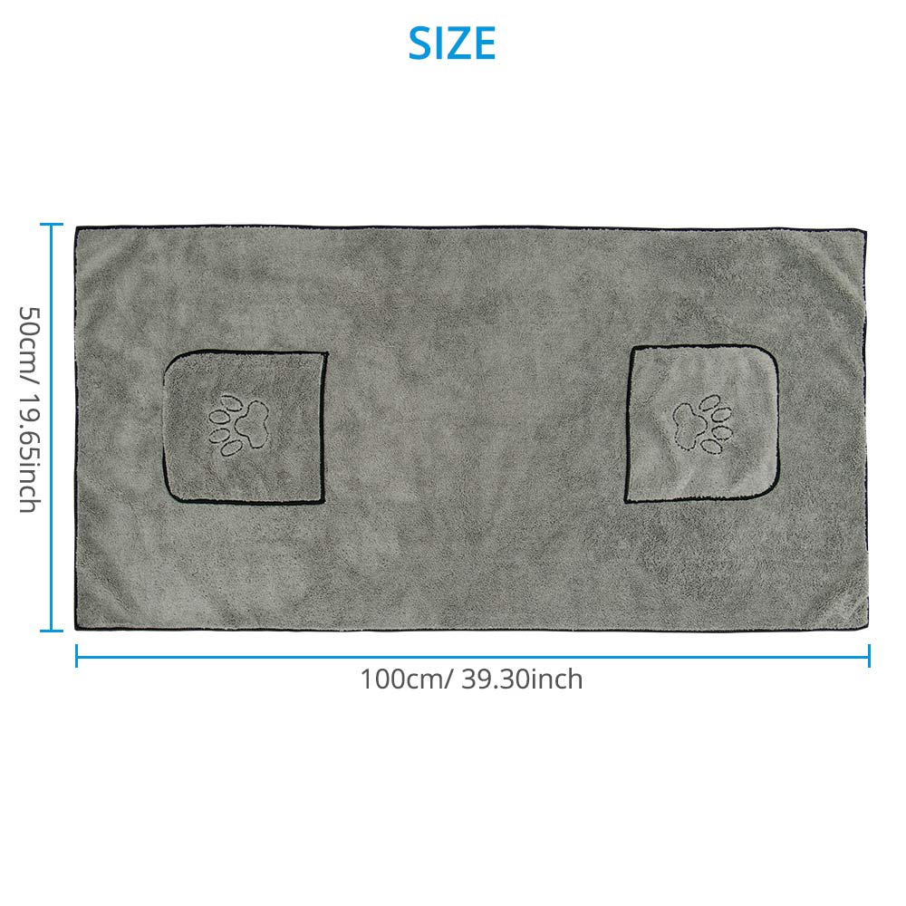 Absorbent Dog Bath Towel Absorbent Dog Bath Towel