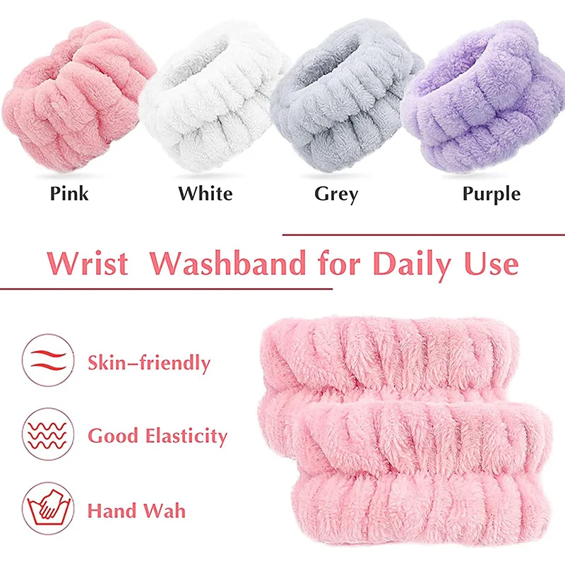 Absorbent Face Wash Wristbands (2pcs) Absorbent Face Wash Wristbands (2pcs)