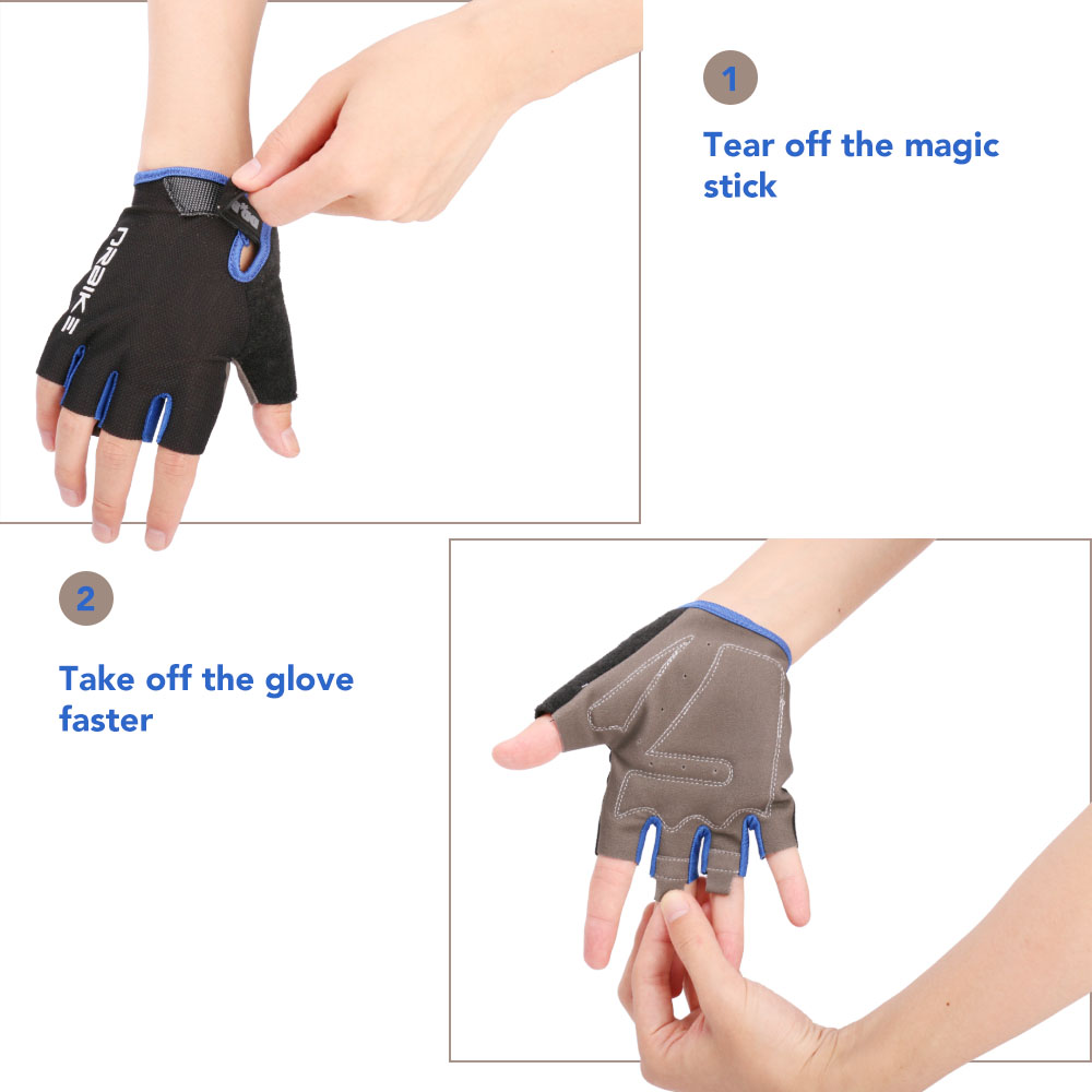 Absorbent Half Finger Bike Gloves Absorbent Half Finger Bike Gloves
