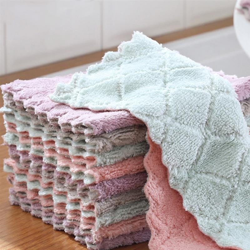 Absorbent Microfiber Cloth for Kitchen (10 pcs)