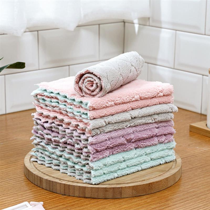 Absorbent Microfiber Cloth for Kitchen (10 pcs) Absorbent Microfiber Cloth for Kitchen (10 pcs)
