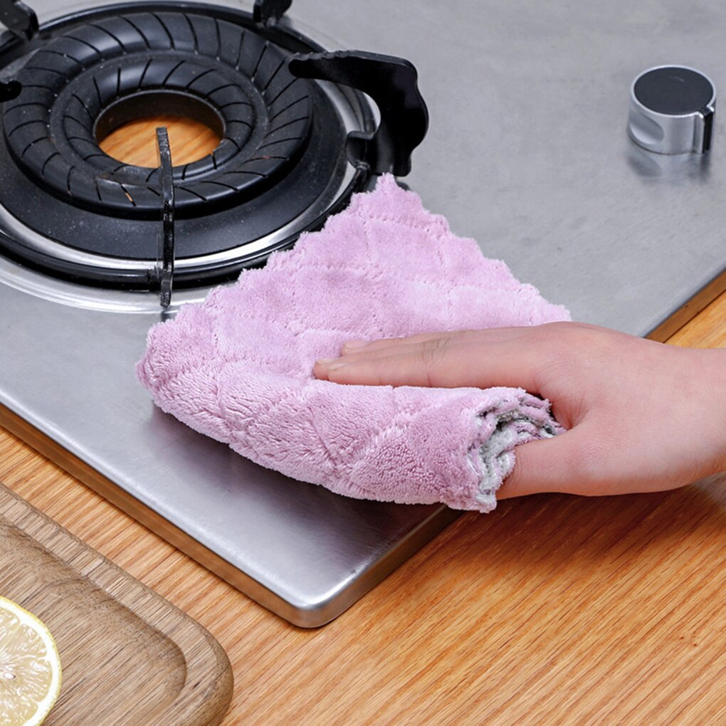 Absorbent Microfiber Cloth for Kitchen (10 pcs) Absorbent Microfiber Cloth for Kitchen (10 pcs)