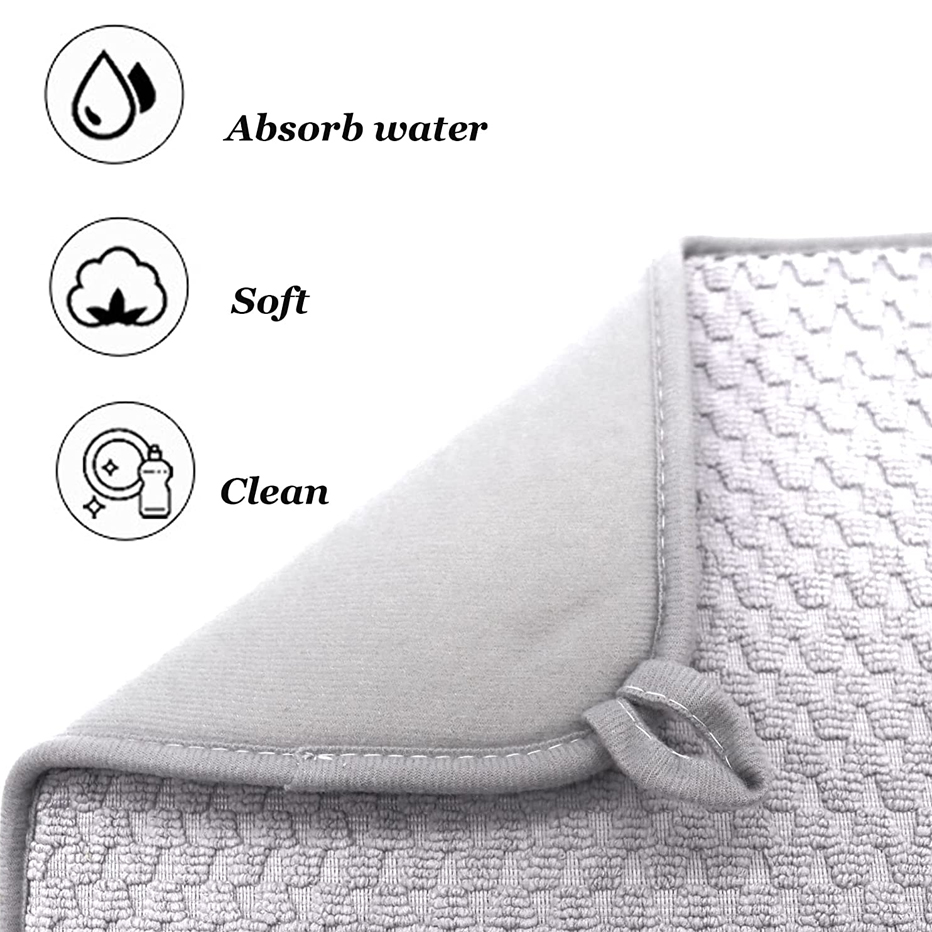 Absorbent Microfiber Dish Drying Mat