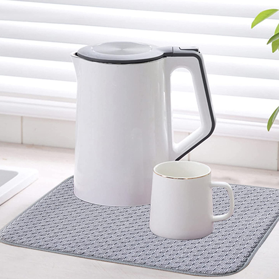 Absorbent Microfiber Dish Drying Mat