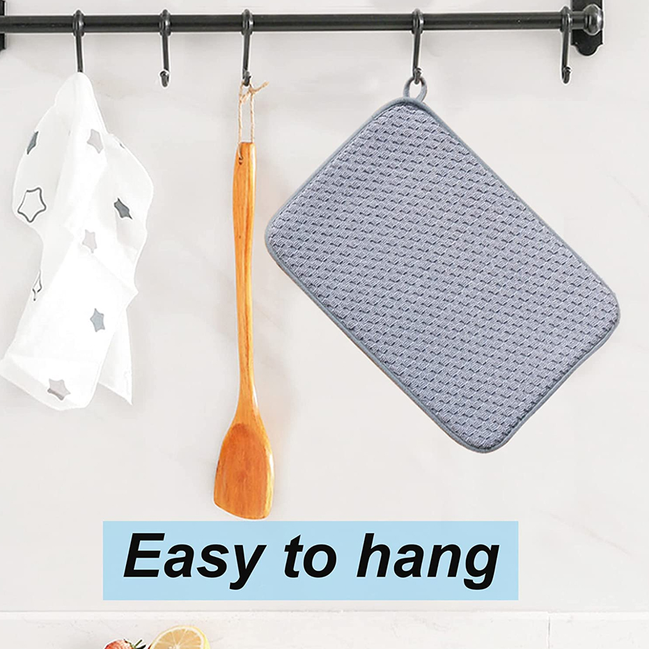 Absorbent Microfiber Dish Drying Mat