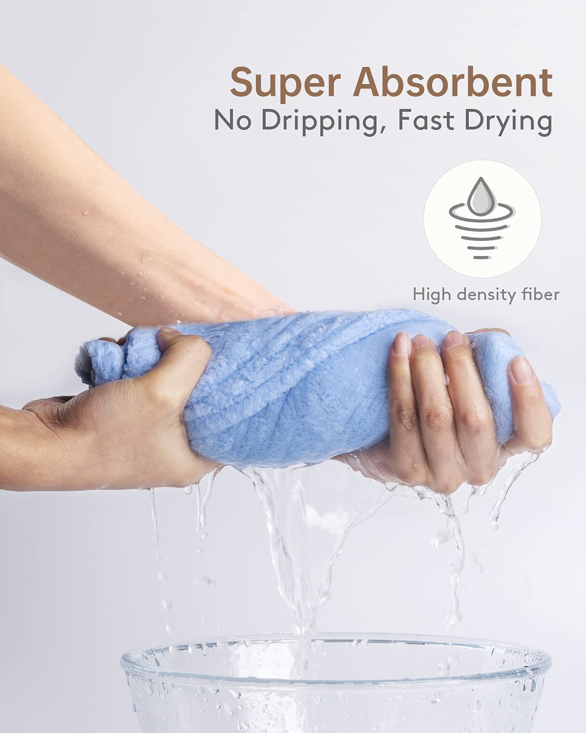 Absorbent Microfiber Hair Towel Wrap Absorbent Microfiber Hair Towel Wrap