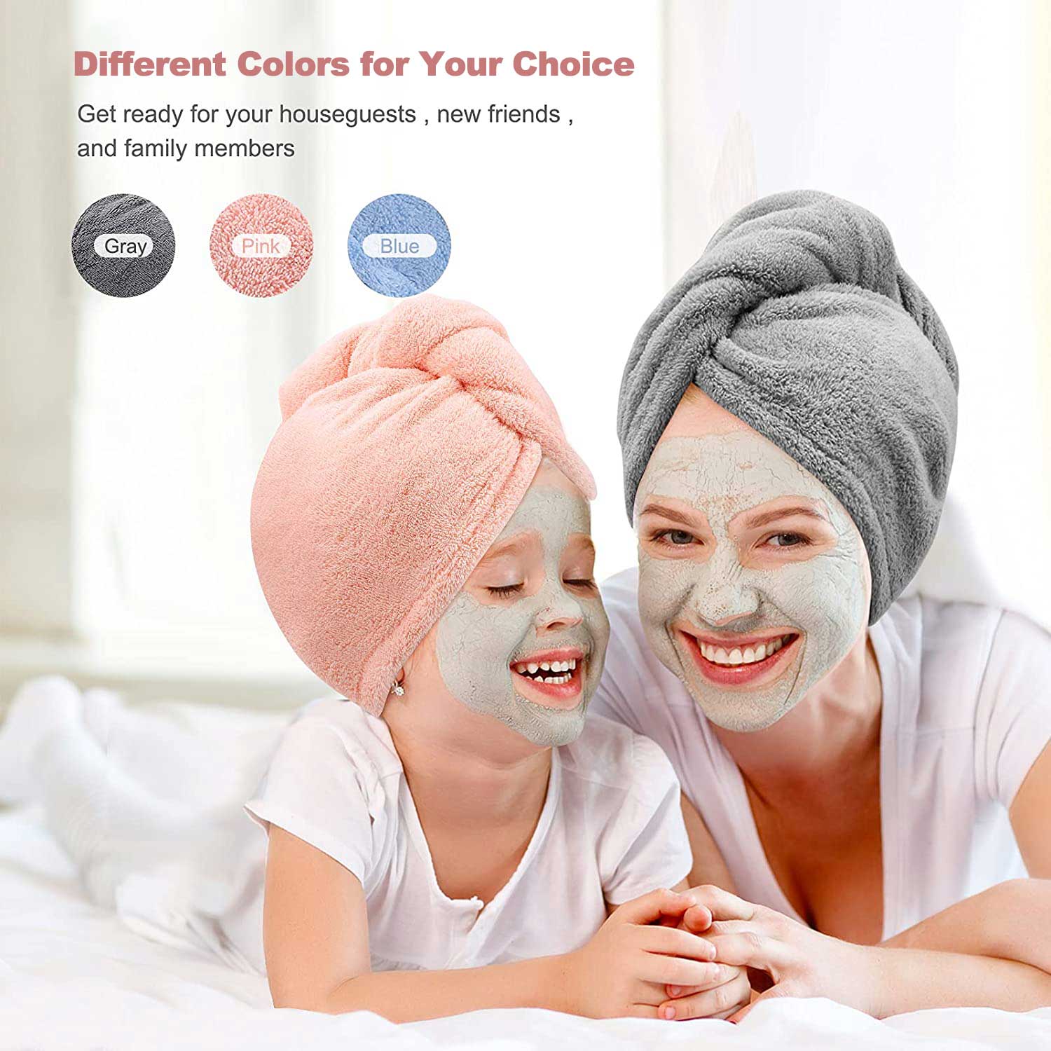 Absorbent Microfiber Hair Towel Wrap Absorbent Microfiber Hair Towel Wrap