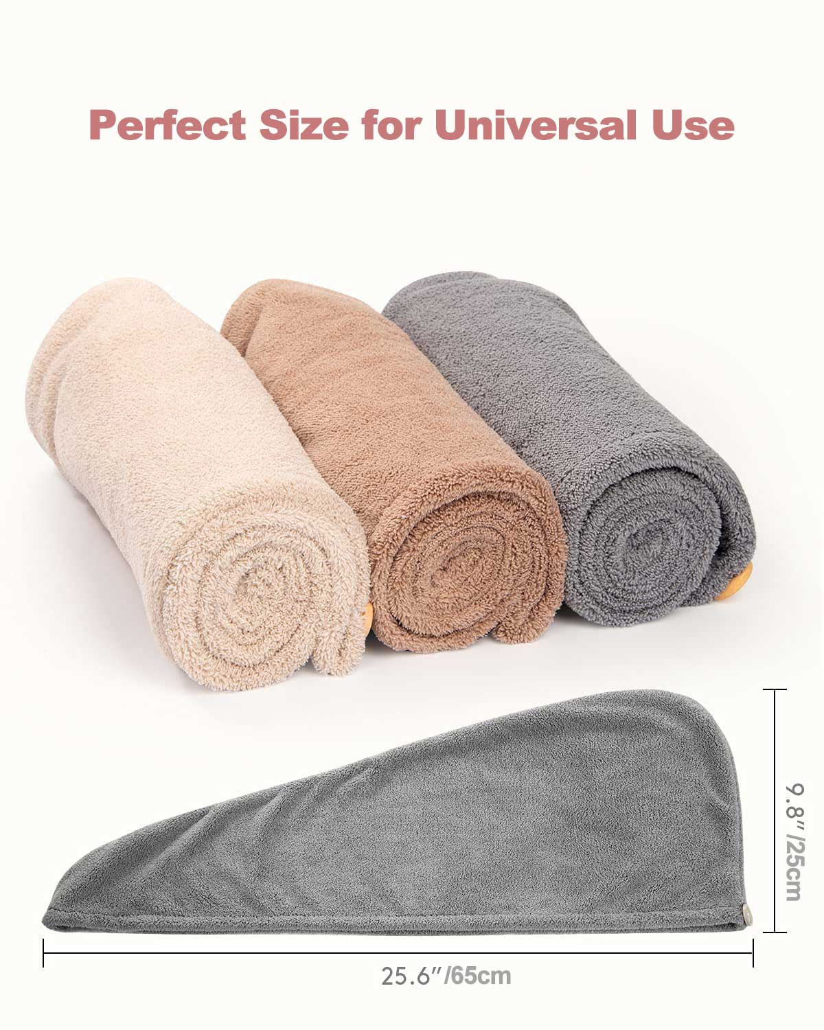 Absorbent Microfiber Hair Towel Wrap Absorbent Microfiber Hair Towel Wrap