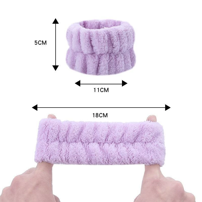 Absorbent Wristbands for Washing Face (2 pcs)