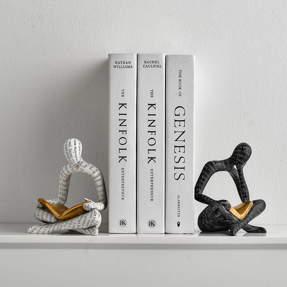 Abstract Figure Statue Modern Home Decoration Sculptures & Figurines for Interior Nordic Living Room Ornaments Table