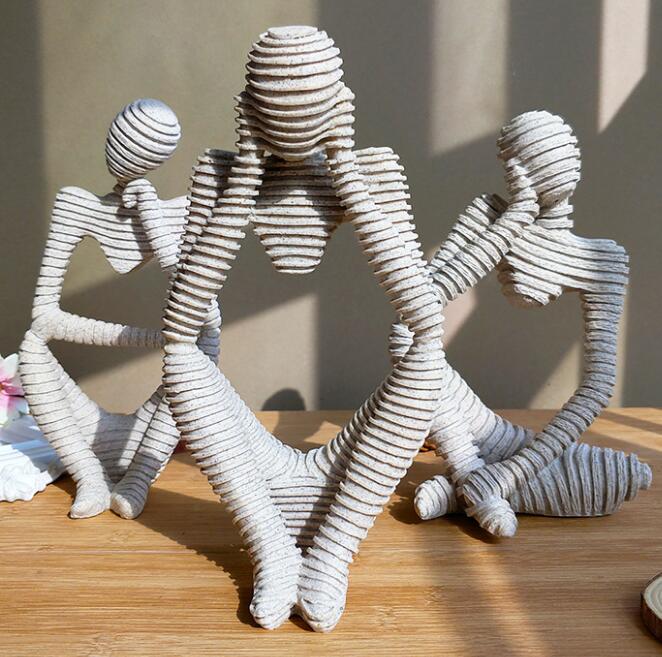 Abstract Sculpture Resin Home Decor