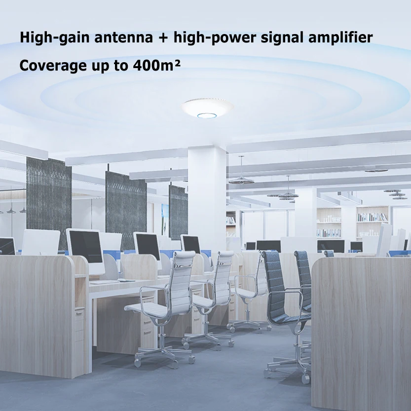 Access Point WiFi 6 Dual Band AX1500 Ceiling AP WIFI Extender 5G Repeater Gigabit Wireless AP Router Signal Booster