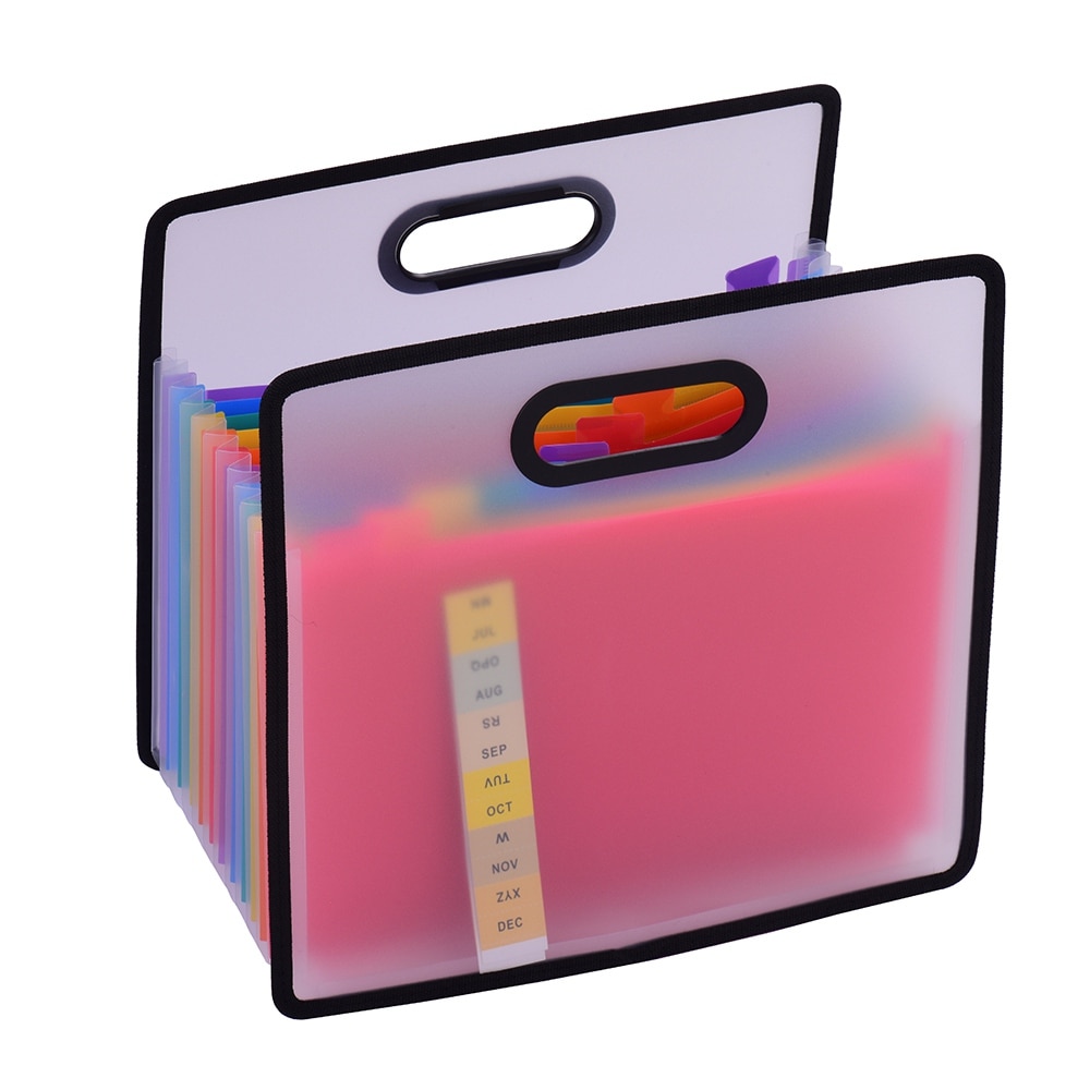 Accordion File Folder 12-Pocket Organizer Accordion File Folder 12-Pocket Organizer