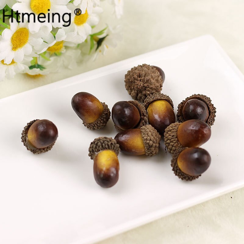 Acorn Decor Plastic Ornaments (20pcs) Acorn Decor Plastic Ornaments (20pcs)