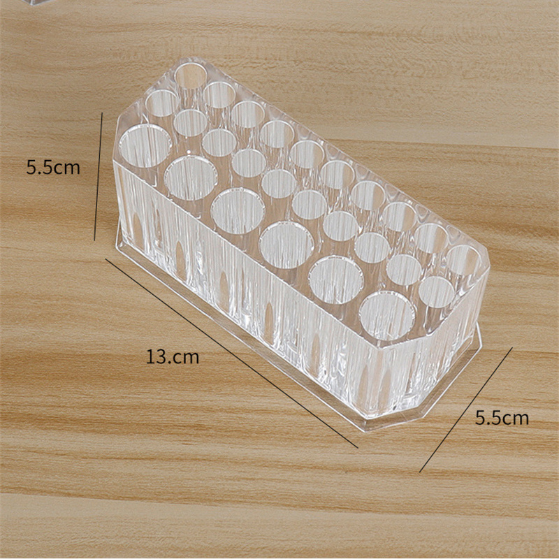 Acrylic 26 Hole Nail Brush Holder Acrylic 26 Hole Nail Brush Holder