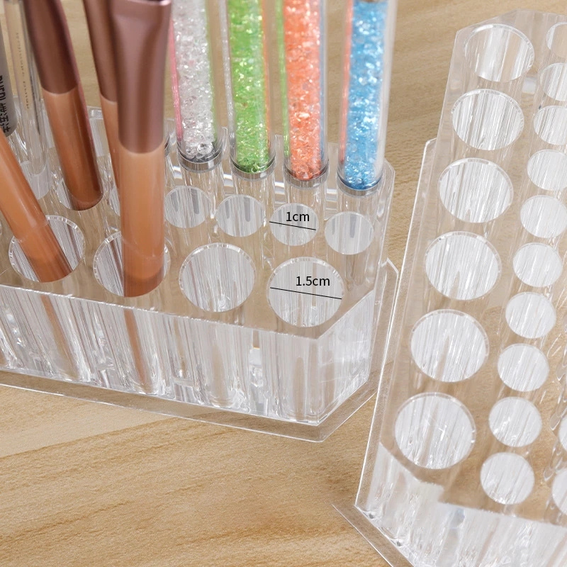 Acrylic 26 Hole Nail Brush Holder Acrylic 26 Hole Nail Brush Holder
