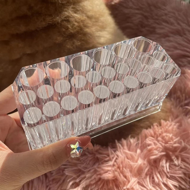 Acrylic 26 Hole Nail Brush Holder Acrylic 26 Hole Nail Brush Holder