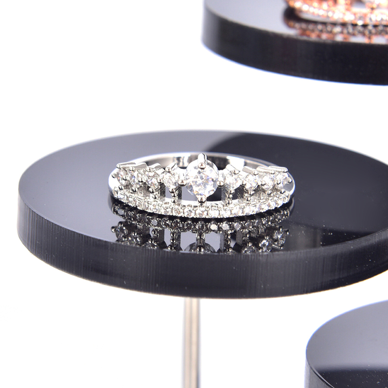 Acrylic 3 Tier Jewelry Stand Organizer