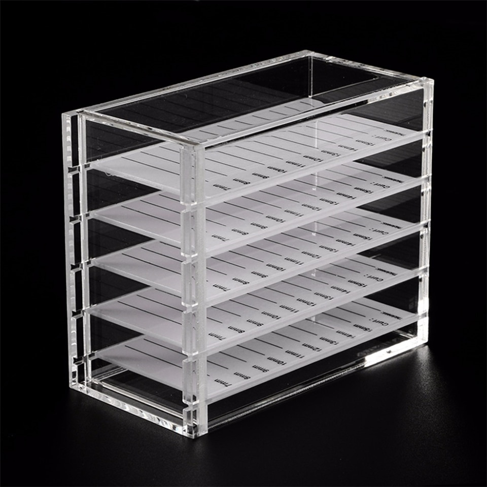 Acrylic 5 Layer Lash Tray Organizer Acrylic 5 Layer Lash Tray Organizer