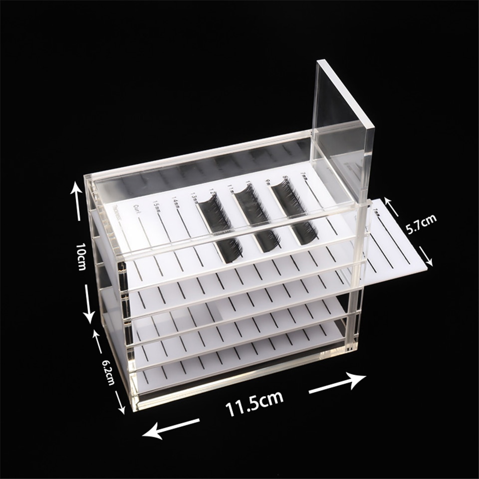 Acrylic 5 Layer Lash Tray Organizer Acrylic 5 Layer Lash Tray Organizer