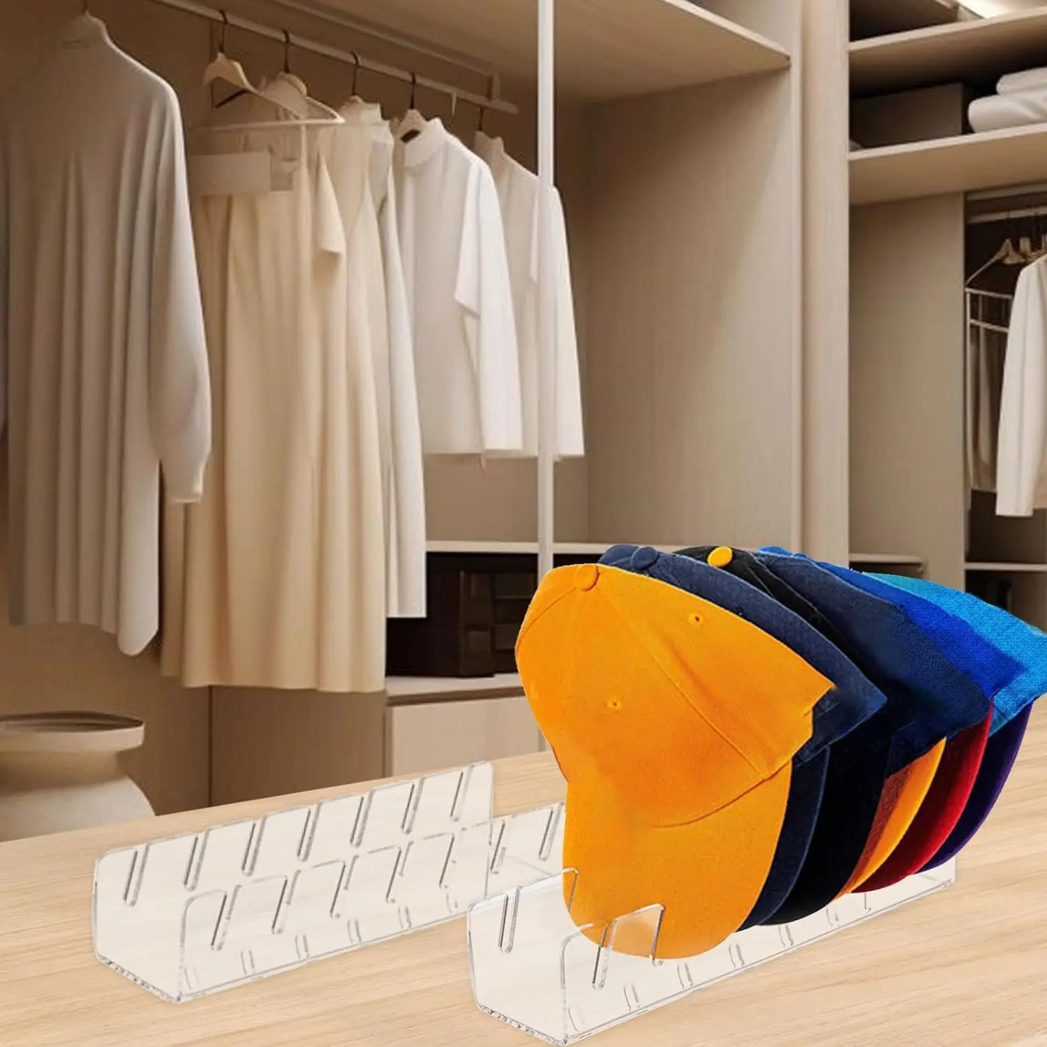 Acrylic Baseball Cap Display Rack