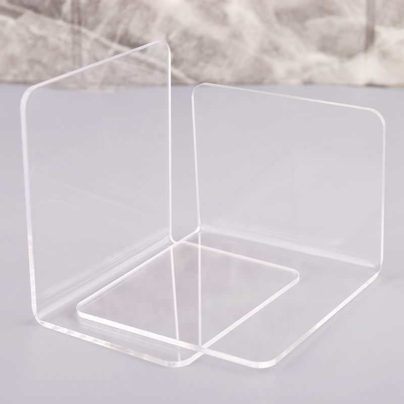 Acrylic Bookends School Supply (2 Pcs)