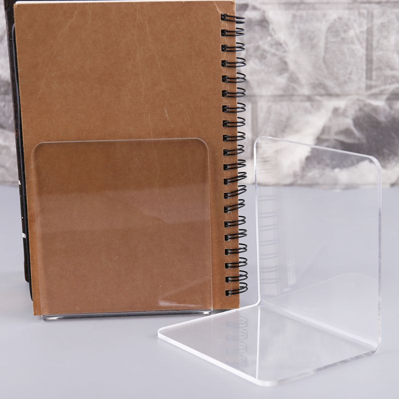 Acrylic Bookends School Supply (2 Pcs) Acrylic Bookends School Supply (2 Pcs)