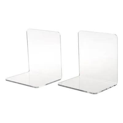 Acrylic Clear Bookends (2 pcs) Acrylic Clear Bookends (2 pcs)