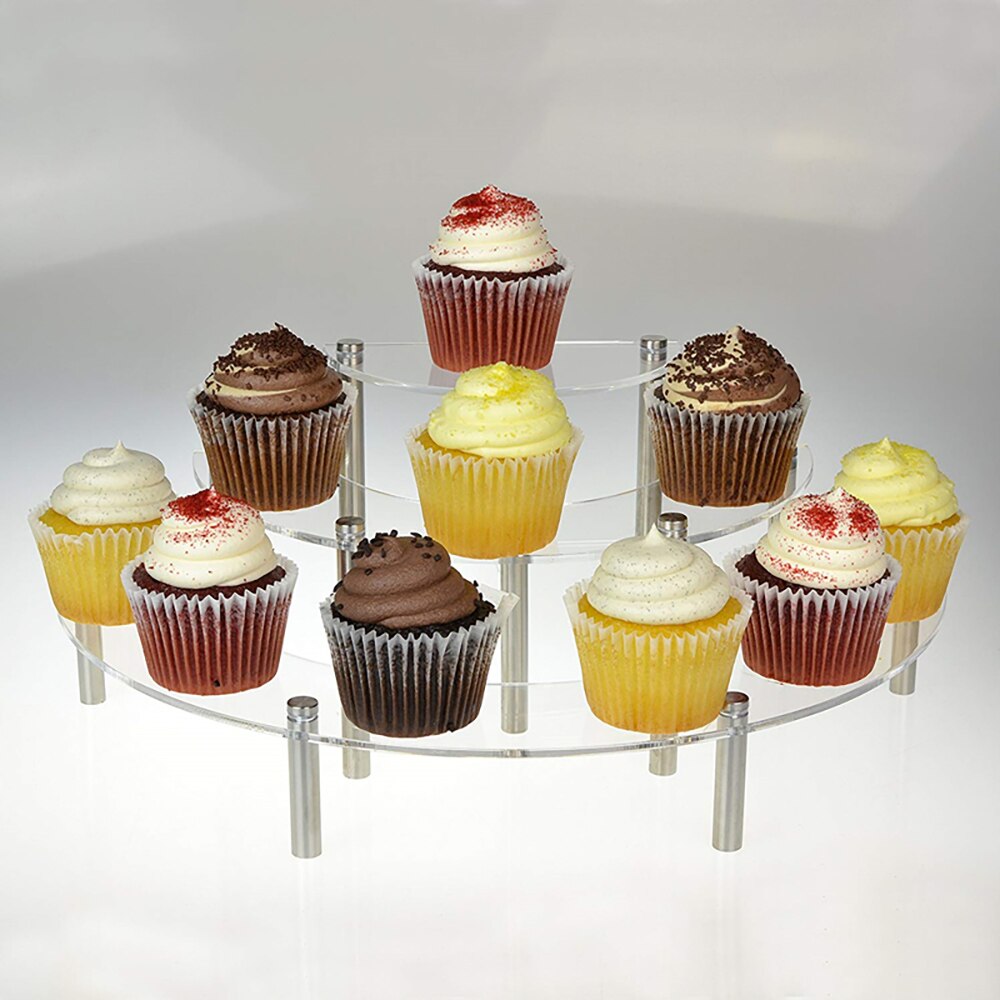 Acrylic Cupcake Stand 3-Tier Rack Acrylic Cupcake Stand 3-Tier Rack